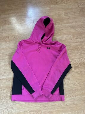 Women’s Under Armour Hot Pink and Black Hoodie